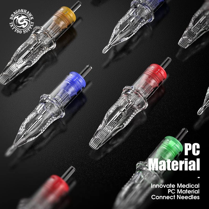 Dragonhawk 20Pcs Extreme Cartridges Disposable Tattoo Needle Standard 9 Single Stack Magnum 1209M - Image 5
